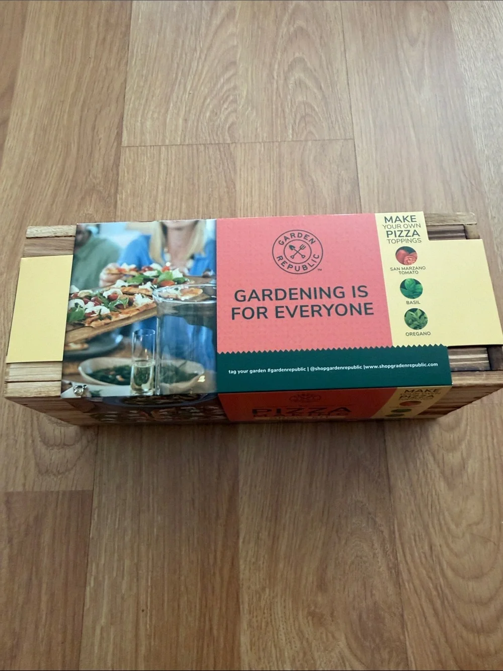 Pizza Making Grow Kit for Kids - Green and Coral
